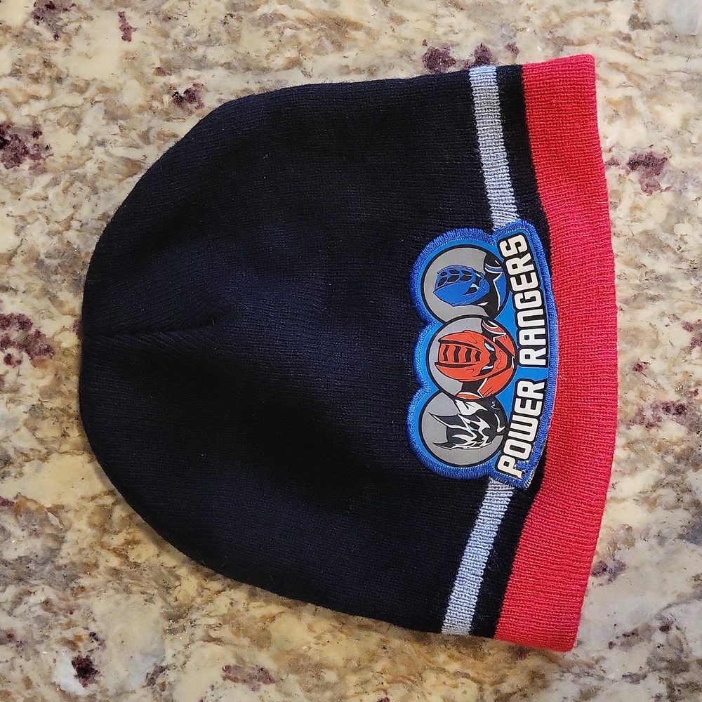 LIKE NEW  POWER RANGERS BEANIE HAT.